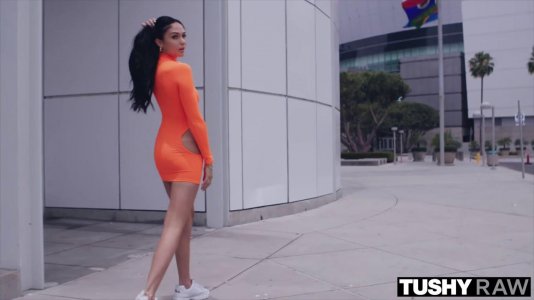 Превью Телка в ярком платье любит жесткий анальный секс № 10009